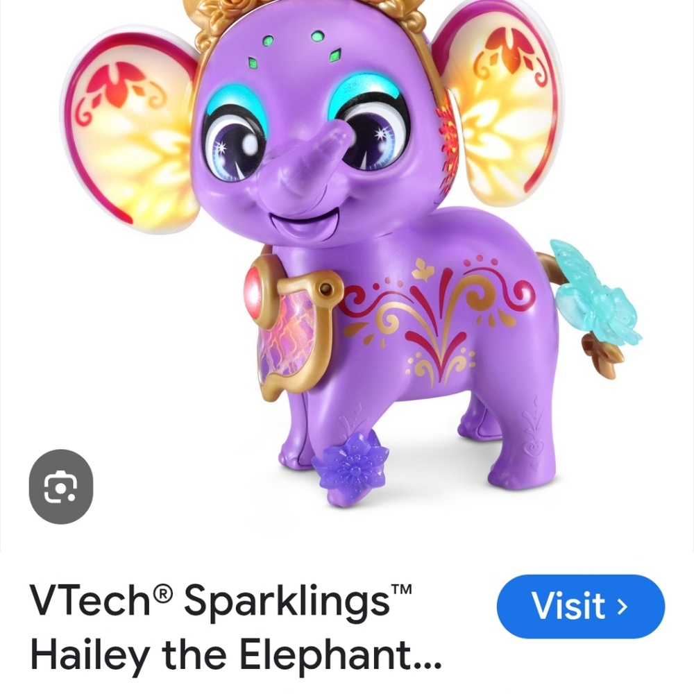 VTeck Sparklings Hailey The Elephant Toy